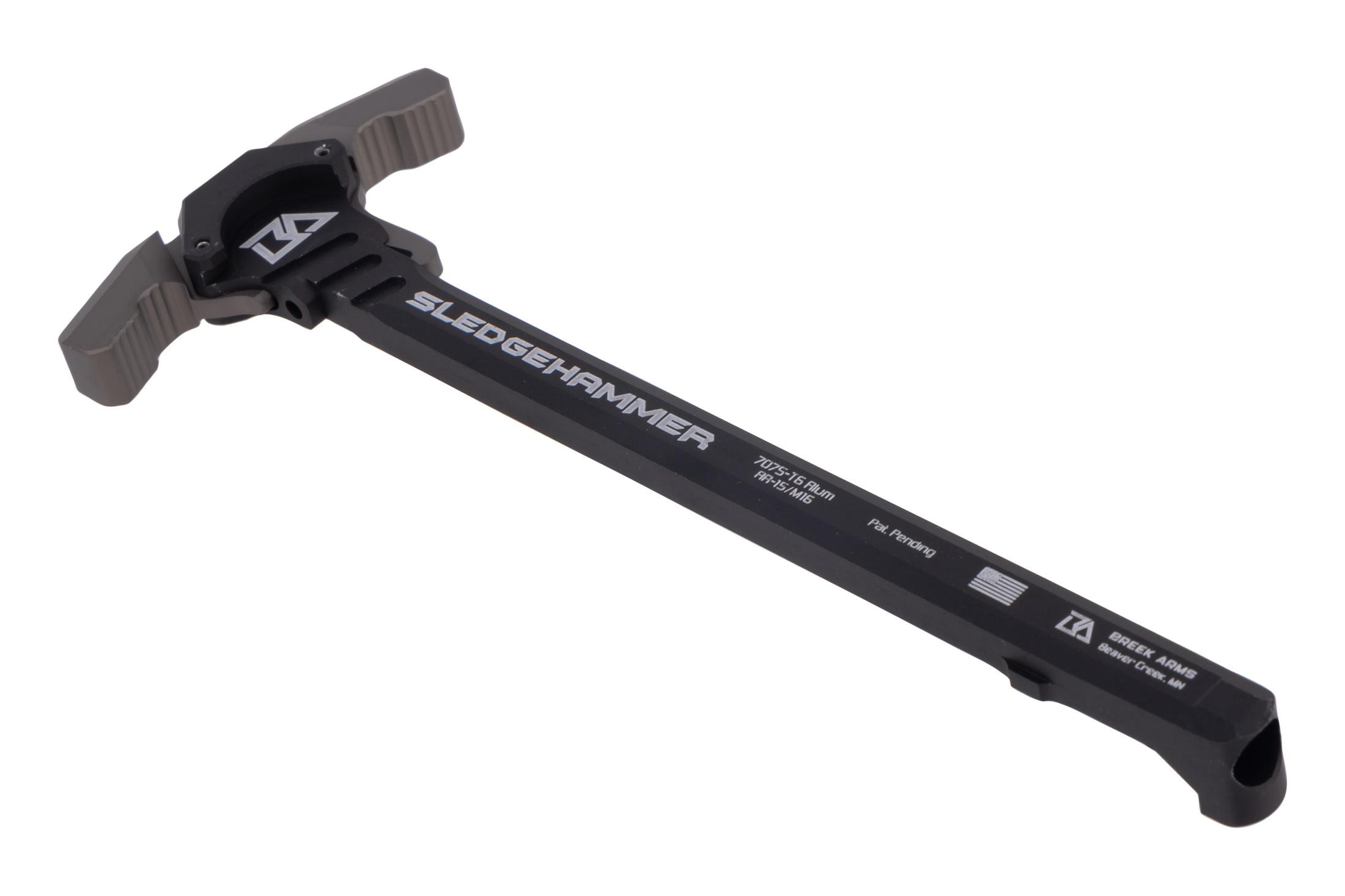 Breek Arms Sledgehammer AR-15 Ambidextrous Charging Handle - Gray